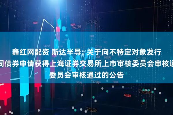 鑫红网配资 斯达半导: 关于向不特定对象发行可转换公司债券申请获得上海证券交易所上市审核委员会审核通过的公告